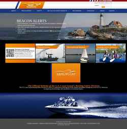 Screenshot www.uscgboating.org