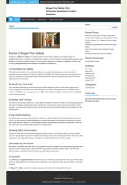Screenshot pinganfiresafety.com