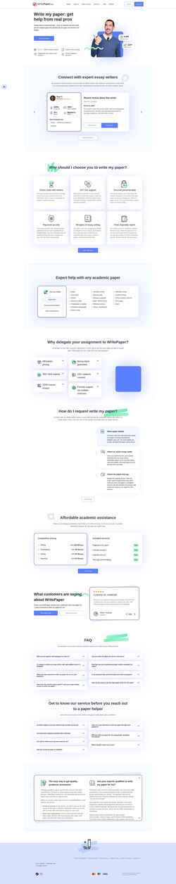Screenshot writepaper.com
