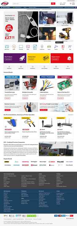 Снимак екрана cpc.farnell.com