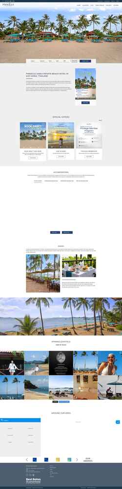 Screenshot samui.pinnaclehotels.com