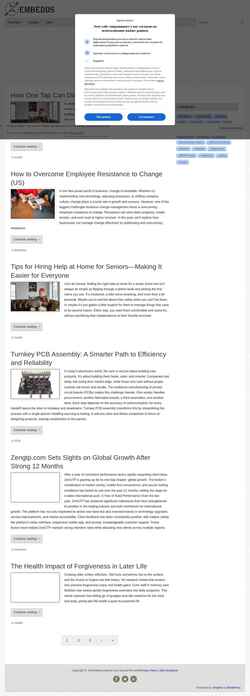 Snímka obrazovky embedds.com