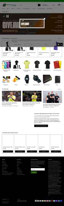 Screenshot referee-equipment.com