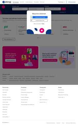 Snímek obrazovky id.jobstreet.com