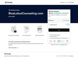 Zrzut ekranu bluelotuscounseling.com