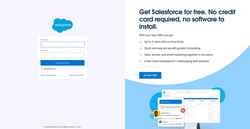 Snímka obrazovky test.salesforce.com