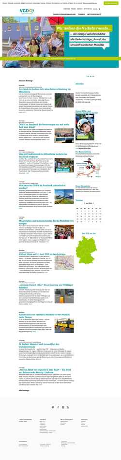 Screenshot saarland.vcd.org