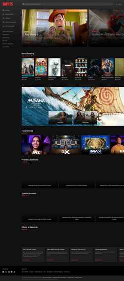 Снимак екрана www.hoyts.com.au