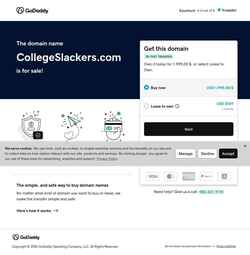 Skärmdump collegeslackers.com