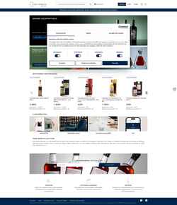 Снимак екрана www.finespirits.auction