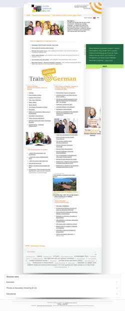 Zrzut ekranu www.learn-german-online.net