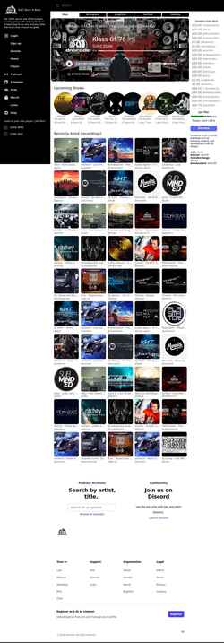 Captura de pantalla dnbradio.com