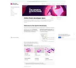Screenshot docs.chiliz.com
