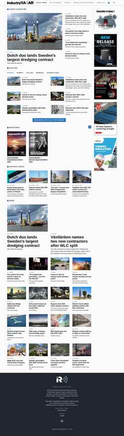 Screenshot industryradar.com