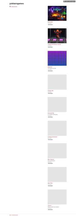 Снимак екрана yukitarogames.itch.io