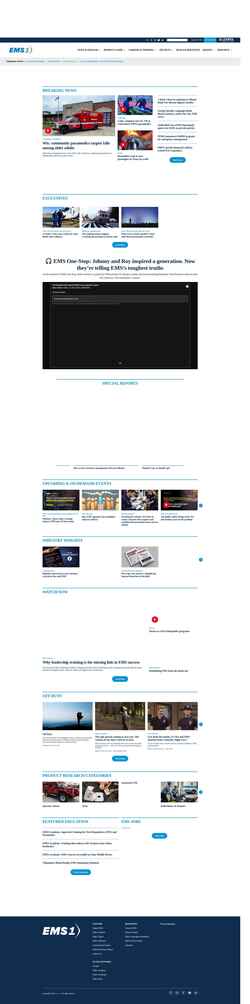 Screenshot www.ems1.com