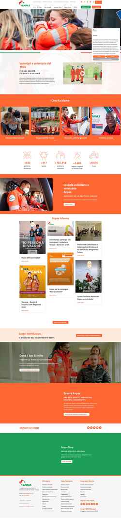 Screenshot www.anpas.org