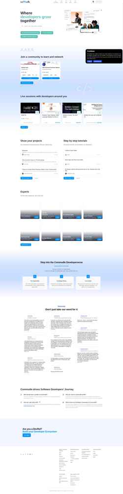 Скриншот www.commudle.com