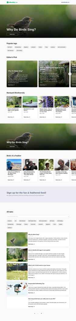 Скриншот blog.mybirdbuddy.com
