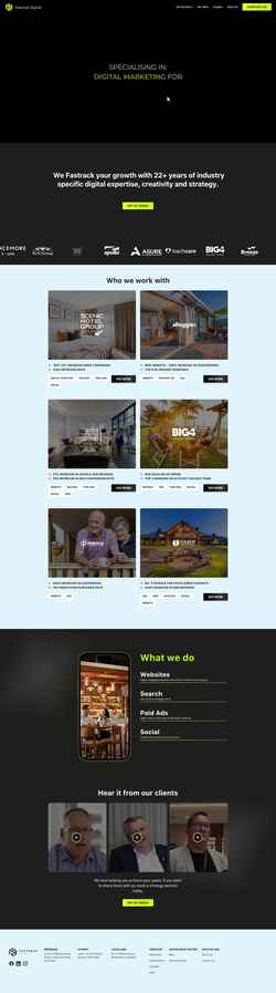 Screenshot fastrackdigital.com
