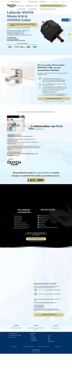 Skärmdump dutchclear.com