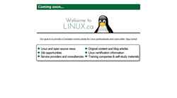 Skärmdump www.linux.ca