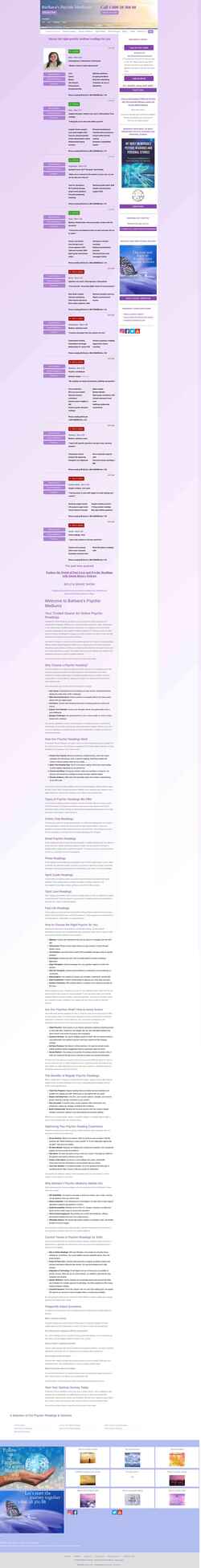 Screenshot barbara-psychicmedium.com