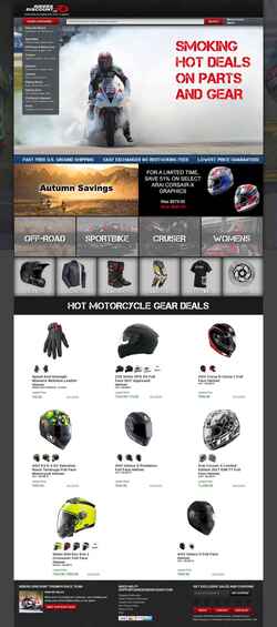 Screenshot ridersdiscount.com