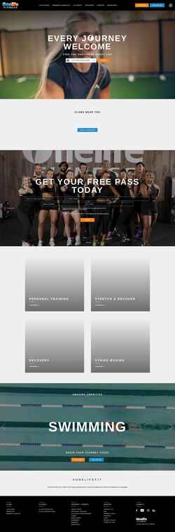 Schermata www.onelifefitness.com