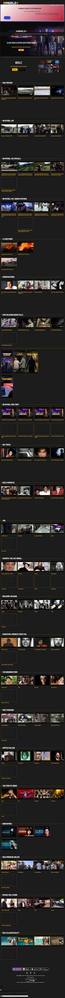 Captura de tela reelzplus.com