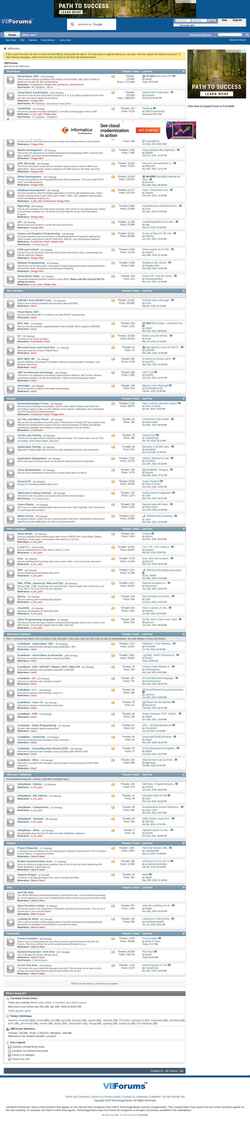 Скриншот www.vbforums.com