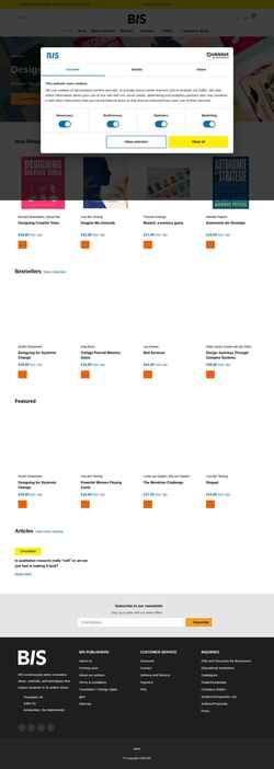 Screenshot www.bispublishers.com