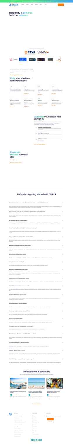Screenshot www.ciirus.com