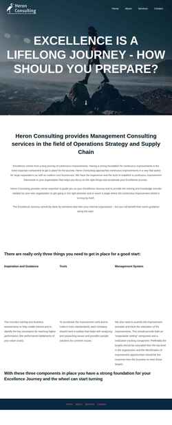 Screenshot heronconsulting.se