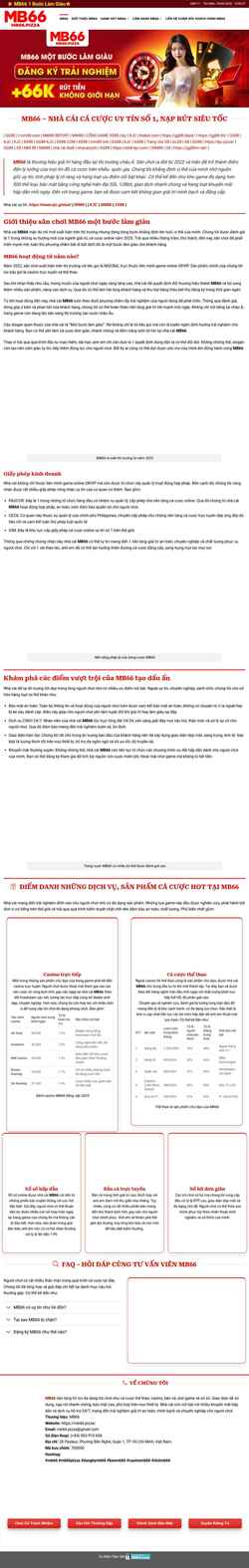 Screenshot mb66.pizza