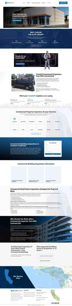 Screenshot elitegroupcommercial.com