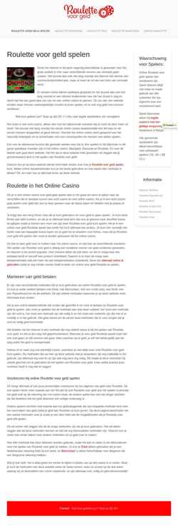 Screenshot roulettevoorgeld.com