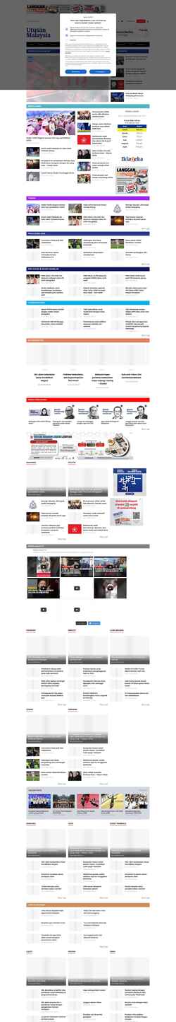 Screenshot www.utusan.com.my