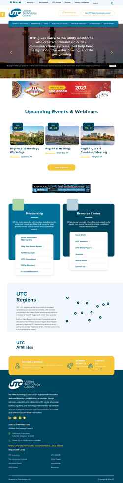 Screenshot utc.org