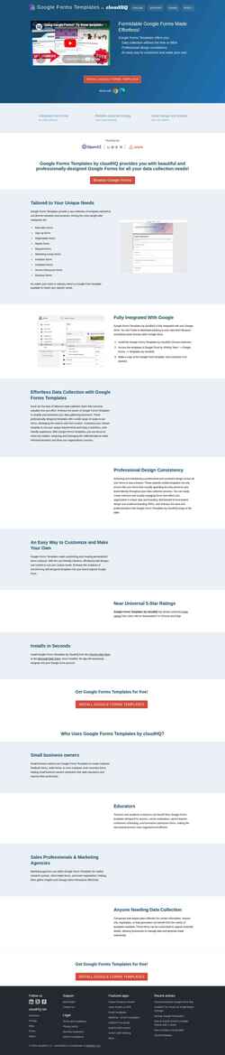 Screenshot www.google-forms-templates.com