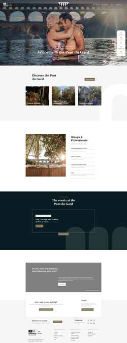 Screenshot pontdugard.fr
