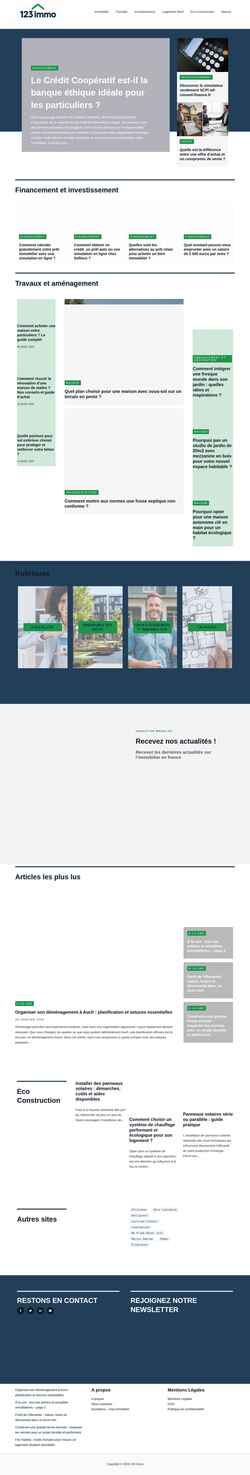 Screenshot www.123-immo.com