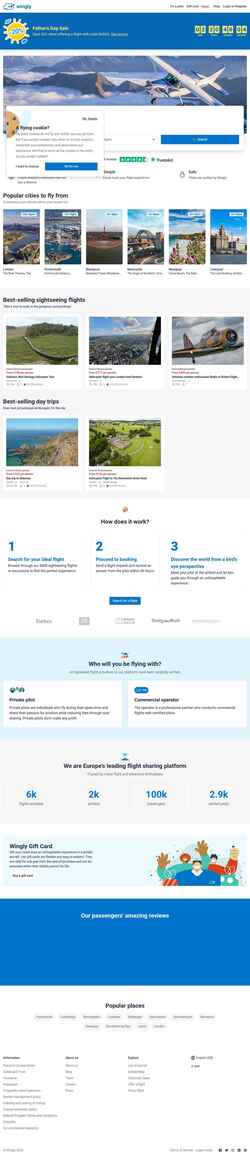Screenshot www.wingly.io