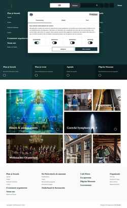 Screenshot pieterskerk.com