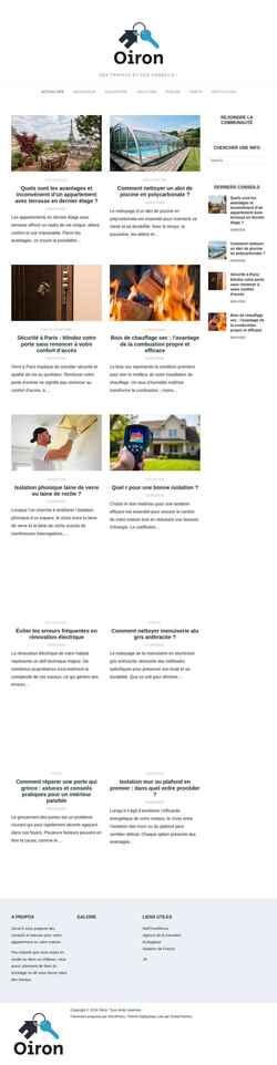 Screenshot oiron.fr