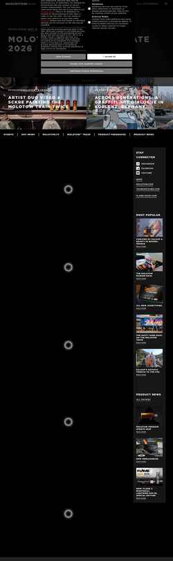Screenshot blog.molotow.com