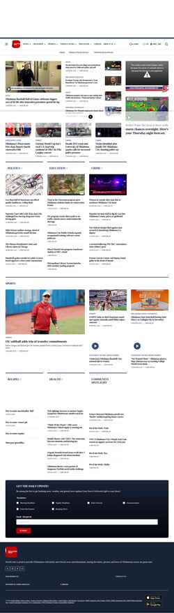 Captura de pantalla www.news9.com