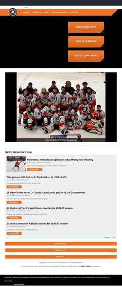 Screenshot www.jrducks.com