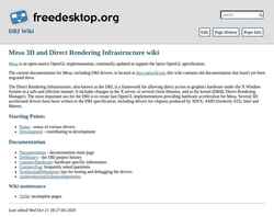 Schermata dri.freedesktop.org