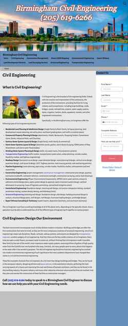 Screenshot birminghamcivilengineering.com
